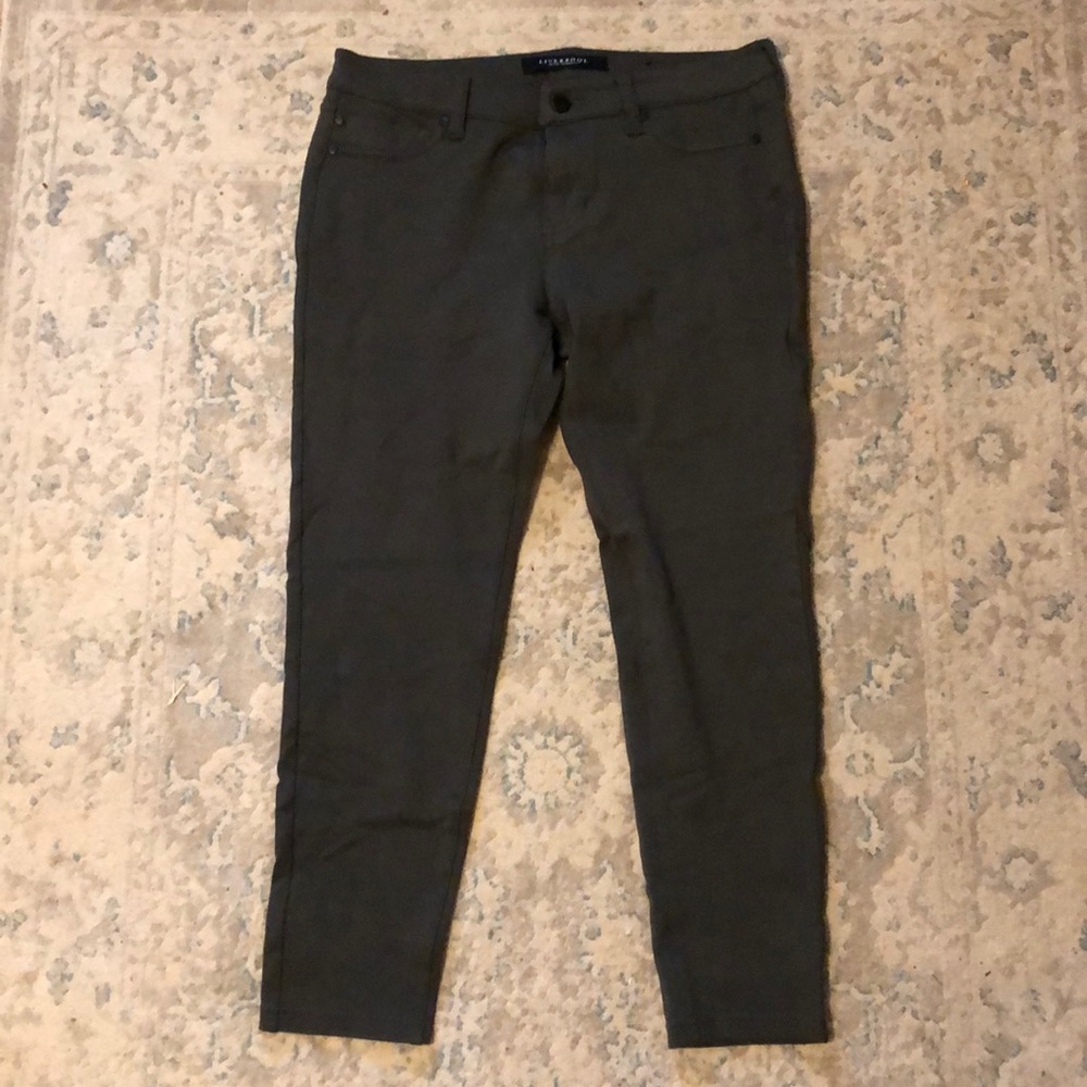Liverpool Dark Grey Ankle Stitchfix Pants Low Rise